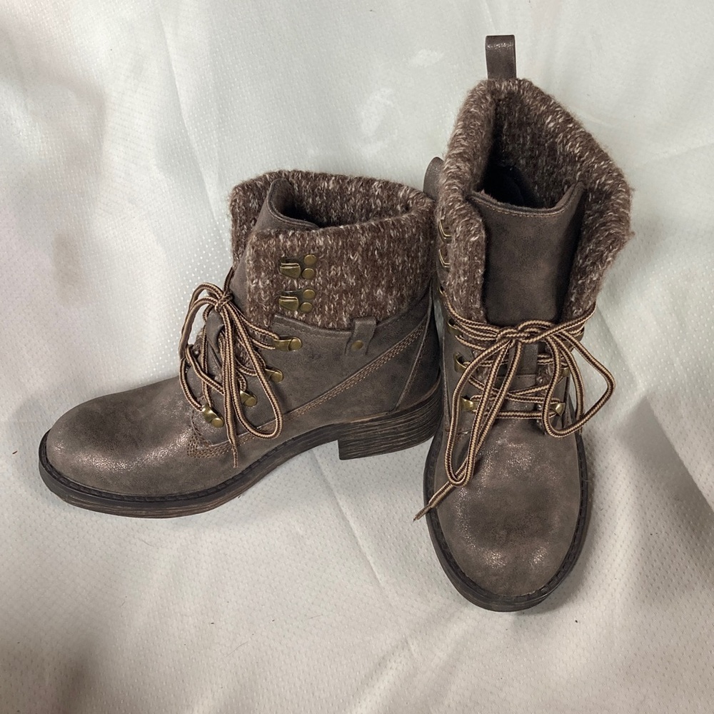 Sugar Dark Brown Fur-Lined Boots
